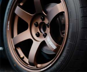RAYS VOLK Racing TE37SAGA S-plus 17inch FACE4 10j inset42 5/100 BR 